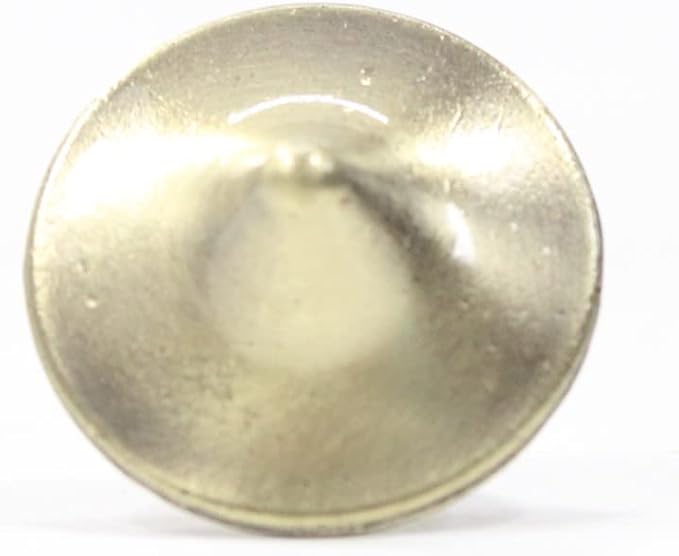 Zeekio The Tiny Top Really Small Spin Top - Insane Spin Times (Brass)