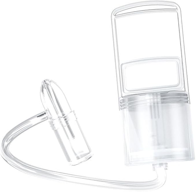 Nasal Aspirator for Baby, Portable Hand Puller Nose Sucker, Quiet Suction Easy to Operate | Reusable | Soft Silicone Nose Cleaner for Fast and Effective Relief of Nasal Congestion in Infant