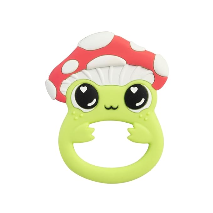 Lamaze Finlee the Frog Teething Toy - Soft Silicone Teether for Baby - Developmental and Sensory Toys with Bright Colors and Unique Textures - Ages 3 Months and Up