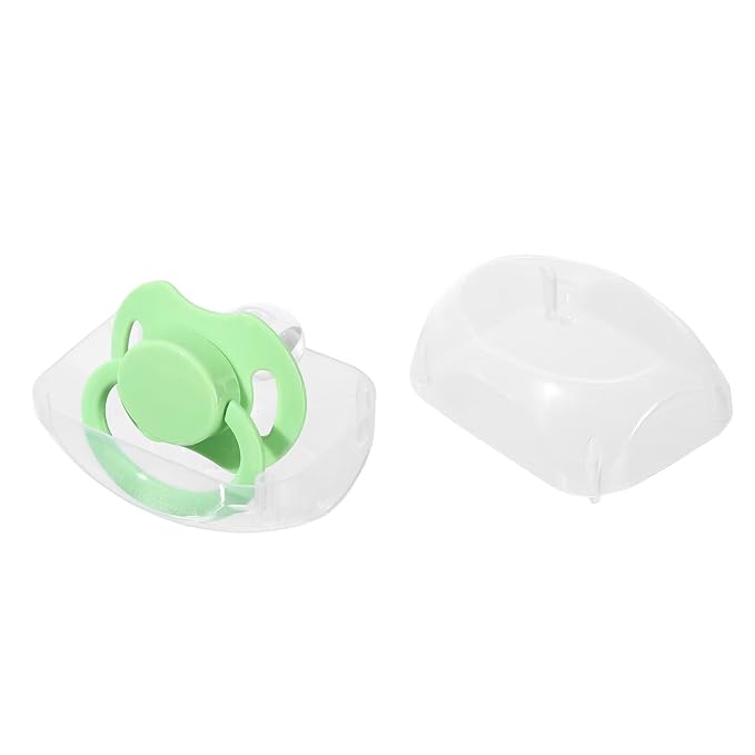 Landofgenie Adult Size Large Shield Pacifiers Bone Shaped Cutie Pacifier Green
