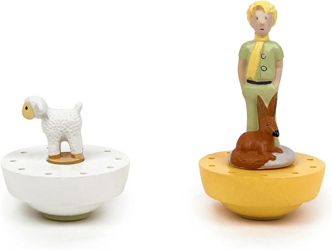 Trousselier - The Little Prince - Dancing Music Box 2 Figurines - Ideal Birth Gift - Musical Box for Baby Child Girl Boy - Beautiful Blue Danube by Strauss