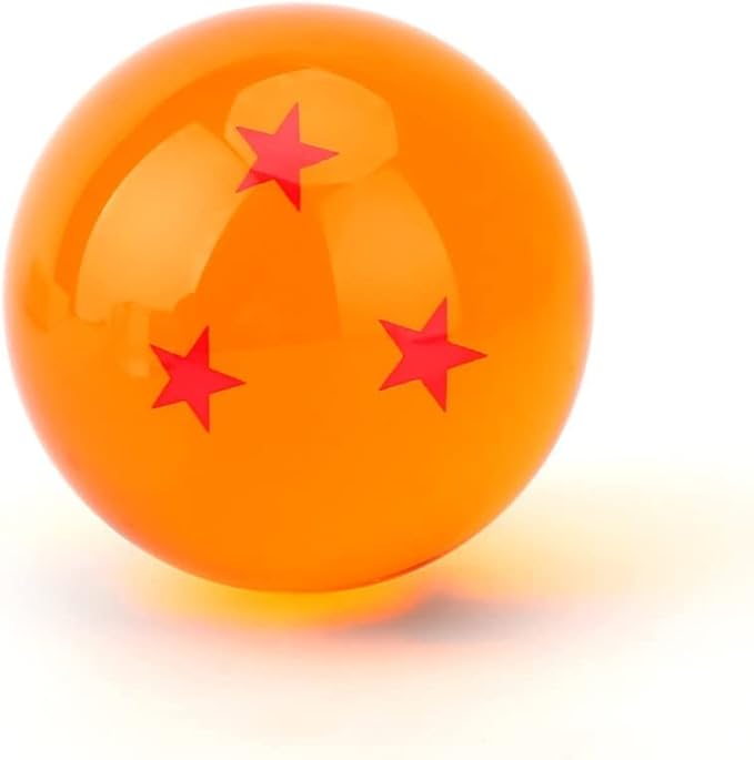 JoySee Toy Crystal Glass Ball Stars，Anime Collectibles New Gift Box Set of 7pcs 43mm/1.7 in in Diameter