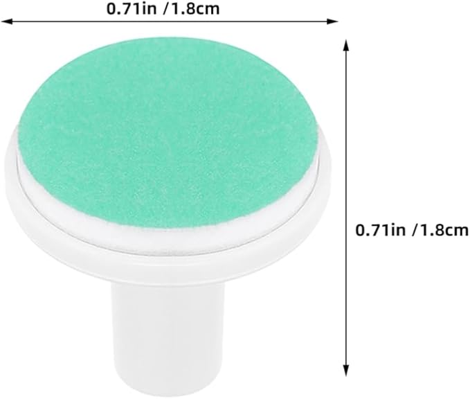 Tofficu Baby Nail Trimmer Replacement Pads 10 Pack Electric Nail Grinding Heads Gentle File Pads for Infants Toddlers Over 12 Months Compatible with Universal Baby Care Devices