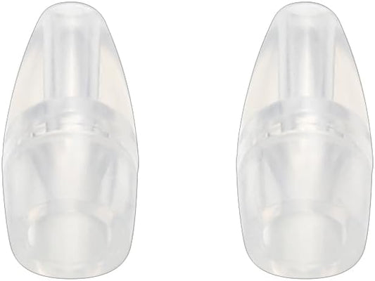 BabySmile Silicone Replacement Tips (2-Pack) for Nasal Aspirator Models S-504, S-503, S-502 & S-303 | Soft, Flexible Nose Tips for Gentle Use