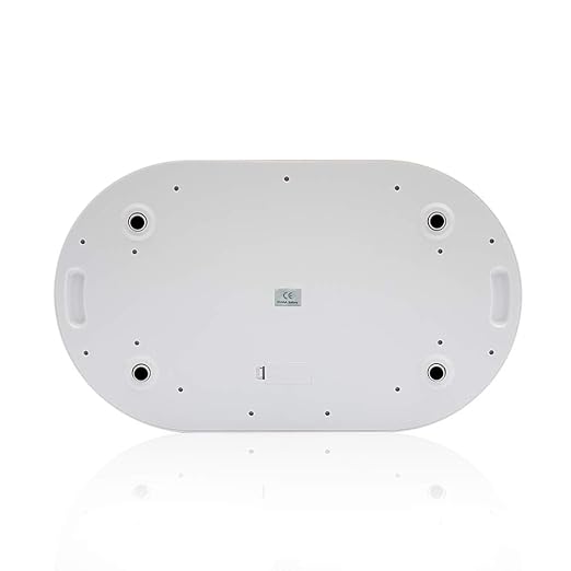 20KG/44LBS Electronic Digital Baby Weighing Scale Measure Infant/Baby/Pet Weight Accurately, Precision of 10g, Length 55cm, Large LCD Display, Weight Measure Tool White