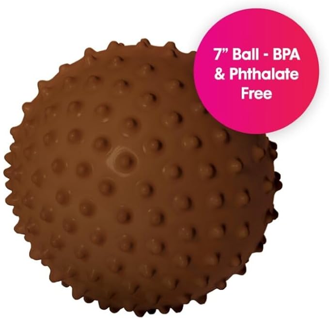 Edushape The Original Sensory Ball for Baby - 7" Baby Ball that Helps Enhance Gross Motor Skills for Kids Aged 6 Months & Up - Vibrant, Colorful and Unique Toddler Ball