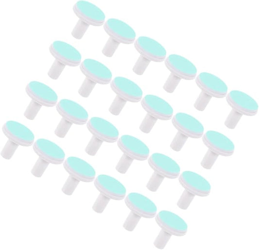24 pcs Toddler Nail Trimmer Pads Electric Nail File Pads for Infant Child Toddler Baby Nail Grinding Heads for Electric Nail File Spare Newborn Polisher Nail Replacement Pads