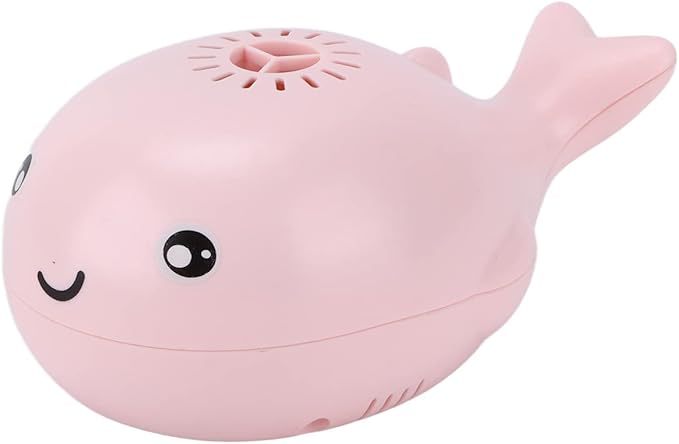 ZJchao Whale Bath Toy, Baby Bath Toys Electric Whale Floating Ball Cute USB Charging Portable Floating Ball for Children (Pink)