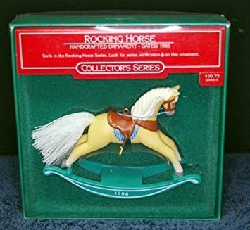 Hallmark Rocking Horse #6 1986 Wooden Unisex Children's Toy