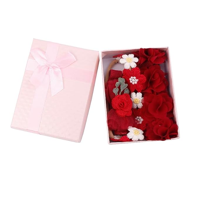 New Model Baby Girl Nylon Headbands Nylon Flower Elastic Hairbands 3pcs Hair Accessories Gift for Newborn Infant Toddlers (BF-XKFD007)
