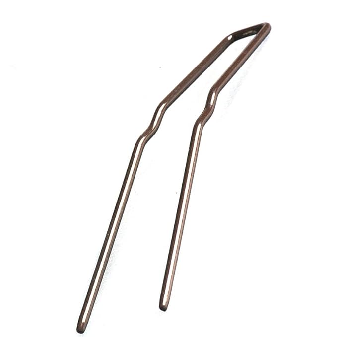 Hairpins for Bun ROCST Bobby Pins Clips for Ballet Woman girl Hairdressing salon 24pcs (2.5 inch, Brown 24pcs)