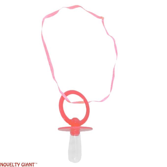 Jumbo Baby Pacifier Pink Novelty Costume Accessory