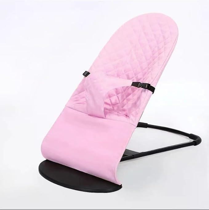 Fabric Seat for Bouncer - for BabyBjorn Replacement Cover Compatible with BabyBjörn Bouncer Bliss, Soft Breathable Machine Washable (Pink, Only Seat Cover)