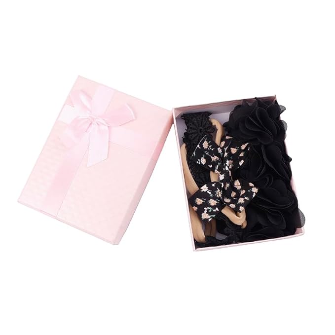 New Model Baby Girl Nylon Headbands Nylon Flower Elastic Hairbands 3pcs Hair Accessories Gift for Newborn Infant Toddlers (BF-XKFD002)