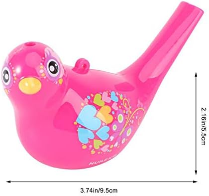 1Pcs Coloured Drawing Water Bird Whistle Bathtime Musical Toy for Kids Early Learning Educational Children Gift Toy Musical Instrument
