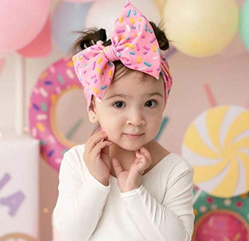 Baby Girl Headbands Nylon Bow Hair Accessories for Newborn Infants Toddlers (Y01, FZ)