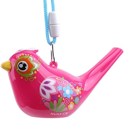 1Pcs Coloured Drawing Water Bird Whistle Bathtime Musical Toy for Kids Early Learning Educational Children Gift Toy Musical Instrument