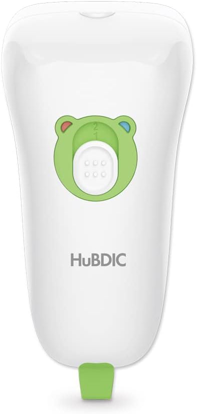 HubiBaby Baby Nail Trimmer Electric, Nail File Baby Nail Clippers, Safe 2 Speed Trimmer with Skin Guard, Rechargeable and Portable, Safe for Newborn, Infant, Toddler, and Adults (White)