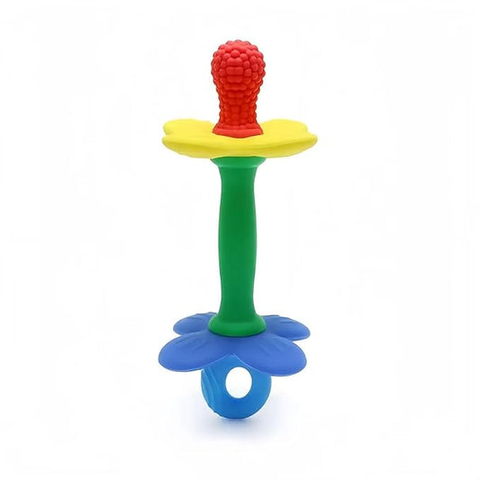 Baby Teething Toys Silicone Baby Teether Toy Soft Easy to Hold Babies Flower Teethers Chew Toy for Infant Toddlers Multiple Textures Teething Toys 3-6 Months