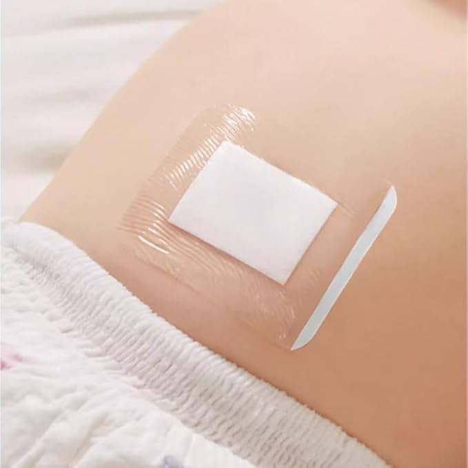 10pcs Baby Waterproof Umbilical Cord Sticker Kinderia Baby Navel Protection Patch for Colic & Gas Relief, Hernia Belt Alternative for Protruding Belly Button
