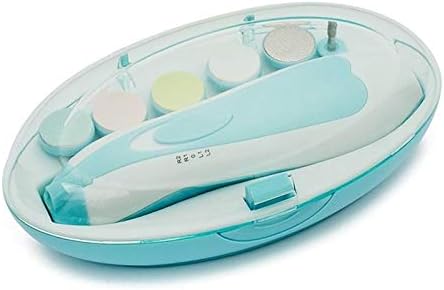 Baby Nail File Clippers, Nancia Safe Electric Baby Nail File Trimmer with LED Front Light for Newborn Babies, Todder, Infant Toes and Fingernails