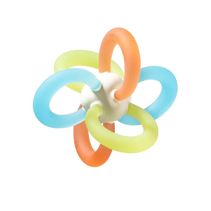 Thyseed Mini Teether Toy | Silicone Soothing Baby Teether Toys for Infants（1 Pack）