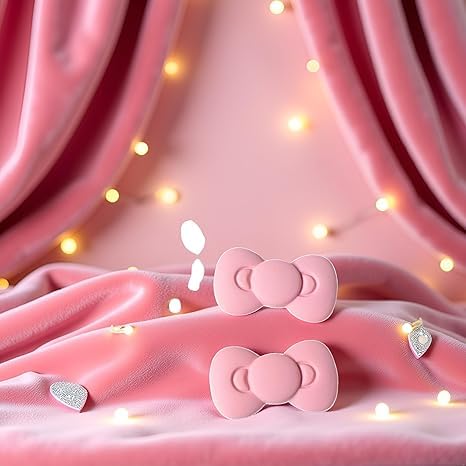 2 Pcs Pink Bow Hair Clips for Girls ， Bows Hair Barrettes for Women, Fashion Bow Hairpin Alligator Clips, Bows Hair Accessories for Girls and Women Clips and Barrettes