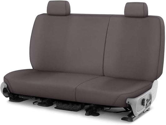 Covercraft Custom-Fit Rear-Second Seat Bench SeatSaver Seat Covers - Polycotton Fabric, Grey