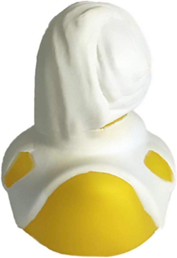 3" Rubber Duck [Sealed Hole, Floats Upright] - Baby Safe Bathtub Bathing Toy - Facial Rubber Duck