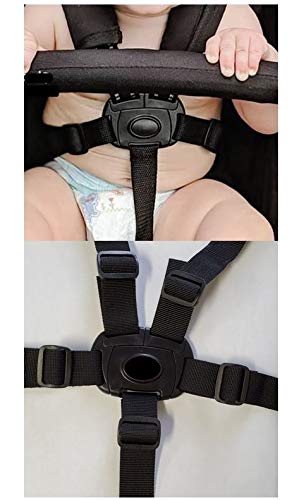 Replacement Parts/Accessories to fit Diono Stroller and Car Seat Products for Babies, Toddlers, and Children (Stroller Harness Buckle w Straps)