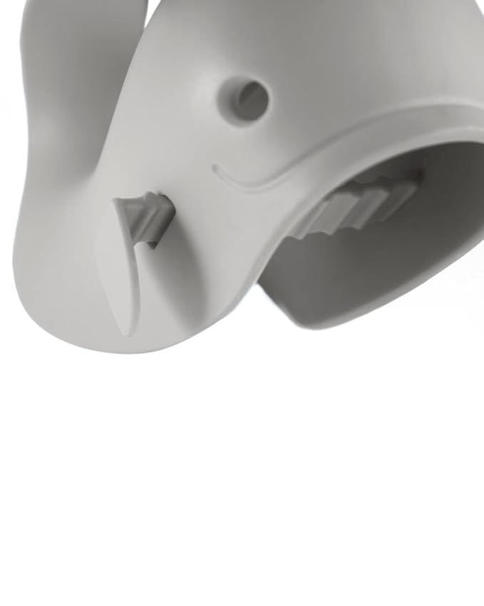Skip Hop Baby Bath Tub, 3-Stage Smart Sling Tub, Moby, Grey & Baby Bath Spout Cover, Universal Fit, Moby, Grey