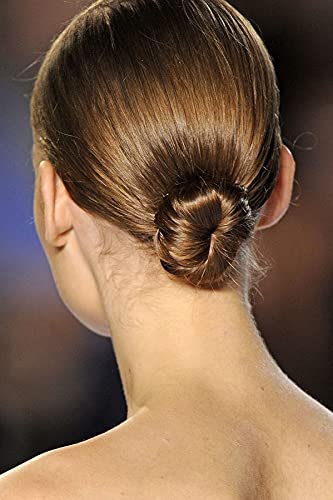 Hairpins for Bun ROCST Bobby Pins Clips for Ballet Woman girl Hairdressing salon 12pcs (2.5 inch, Brown)