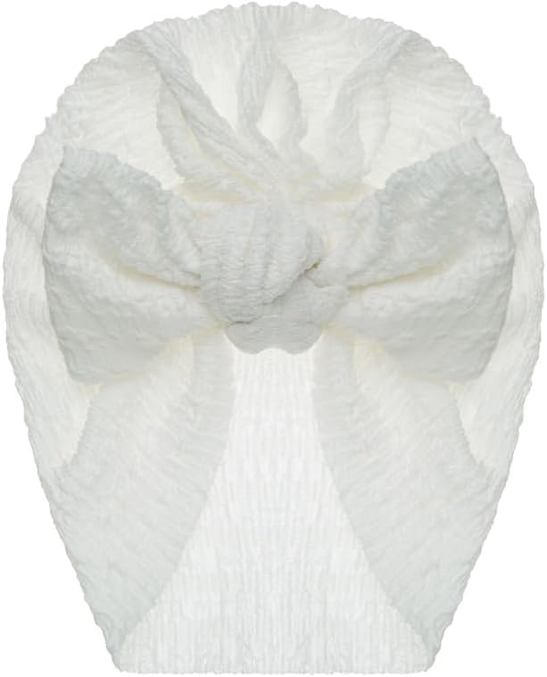 Newborn Babies Headwrap Hat Infant Toddler Cotton Soft Cute Nursery Beanie Headbands Top Bowknot Cap