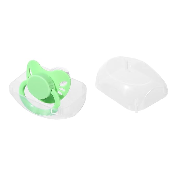Landofgenie Adult Size Large Shield Pacifiers Butterfly Shaped Cutie Pacifier Green