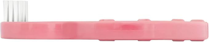 Infant Baby Toddler Safety Toothbrush - Pack of 2 - Soft Bristles for Gentle Cleaning - BPA-Free, Child-Friendly Design (Pink & Purple)