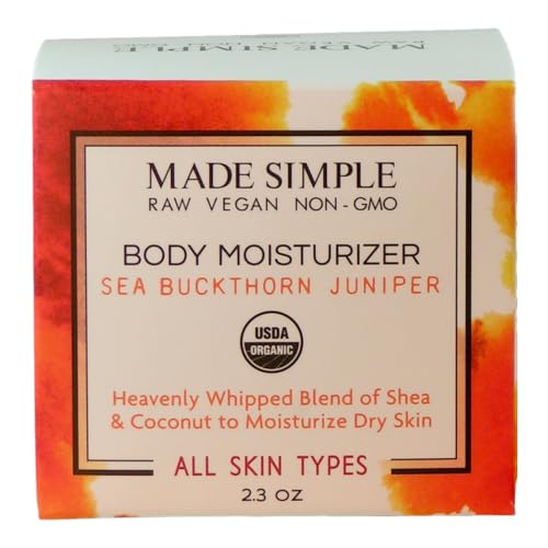 Sea Buckthorn Juniper Body Moisturizer - Certified Organic, Vegan, & Cruelty-free