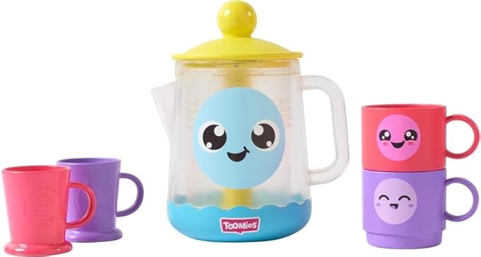 Toomies Bubble & Brew Bath Set, Foaming Teapot, Imaginative Bath Toy, Promotes Fine Motor Skills, For Ages 18 Months and Above