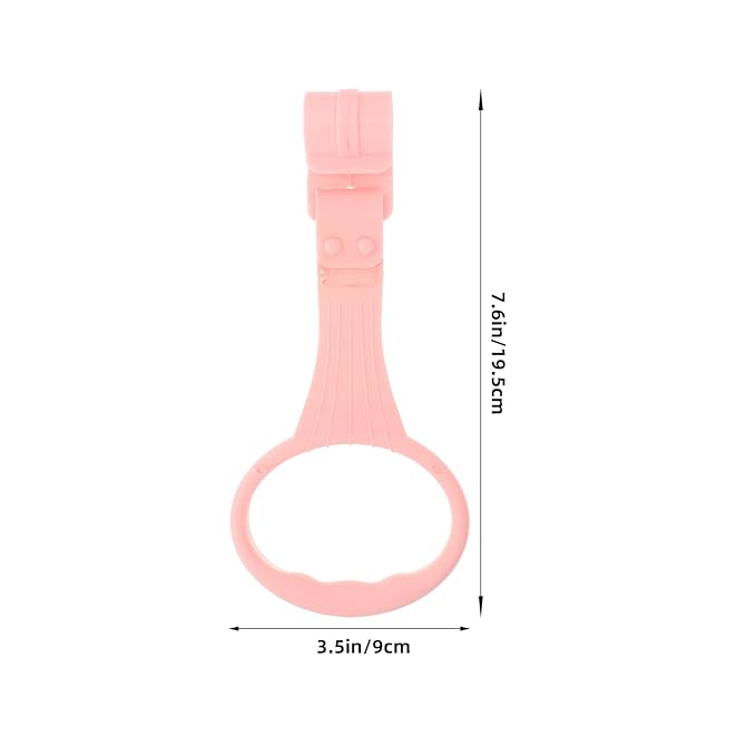 DECHOUS 4Pcs Playpen Pull Up Rings: Pink Baby Pull Up Rings for Play Pen - Walking Exercises Assistant Stand Up Handle for Toddler Practice Gifts