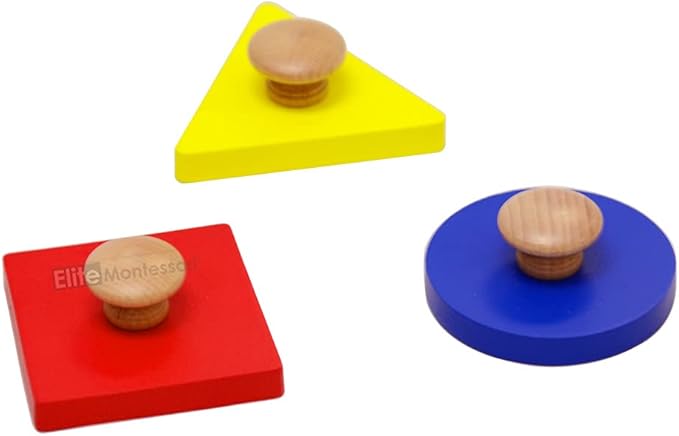 Elite Montessori Multiple Shape Puzzle Color Sorter For Toddler & Preschool Sensorial Toy Learning Material (Style A)