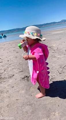 Soft Cotton Baby Bath Towel Beach Towel Bathrobe for Kids 0-8 years