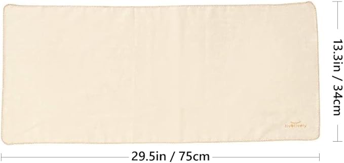 2-pack 100% Natural Organic Cotton Gauze Washcloths Wipes Face Towels for Babies with Sensitive Delicate Skin, Soft Absorbent Premium Ultralight, 34cmx75cm/13.3"x29.5"