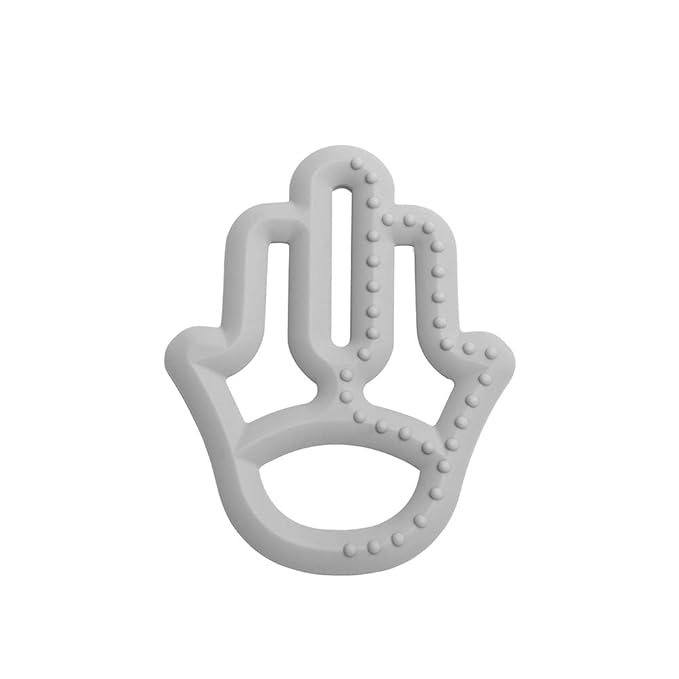MinikOiOi Toothee 100% Silicone Teether 3m+ (Grey)