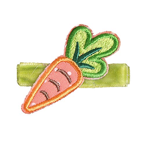 Baby Girls Carrot Hair Clips Pin Easter Bunny HairClips Carrot Hair Barrettes Pin JHE27 (2 Pcs Set-B)