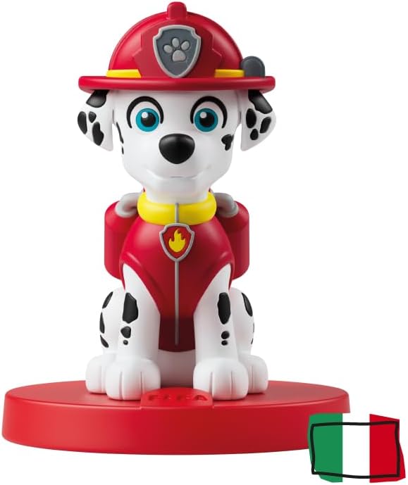 FABA Sound Character – PAW Patrol The Squad of Puppies: Marshall – Stories and Sound Fairy Tales, Boys and Girls 3-5 Years, Italian Version