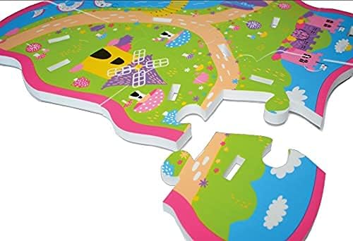 Buddy and Barney Bath Unicorn World Activity Set | Light up Floating Bath Toys for Toddlers | Set of 12 Floating Jigsaw Puzzle, 12 Foam Bath Stickers and Unicorn Water Squirter with Mesh Storage Bag