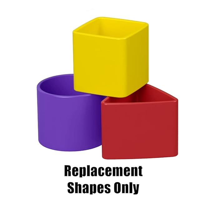 Replacement Parts for Fisher-Price Busy Activity Walker - FYK65~1 Yellow Square, 1 Red Triangle and 1 Purple Circle