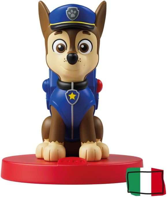 FABA Sound Character – PAW Patrol The Squad of Puppies: Chase – Stories and Sound Fairy Tales, Boys and Girls 2-4 Years, Italian Version