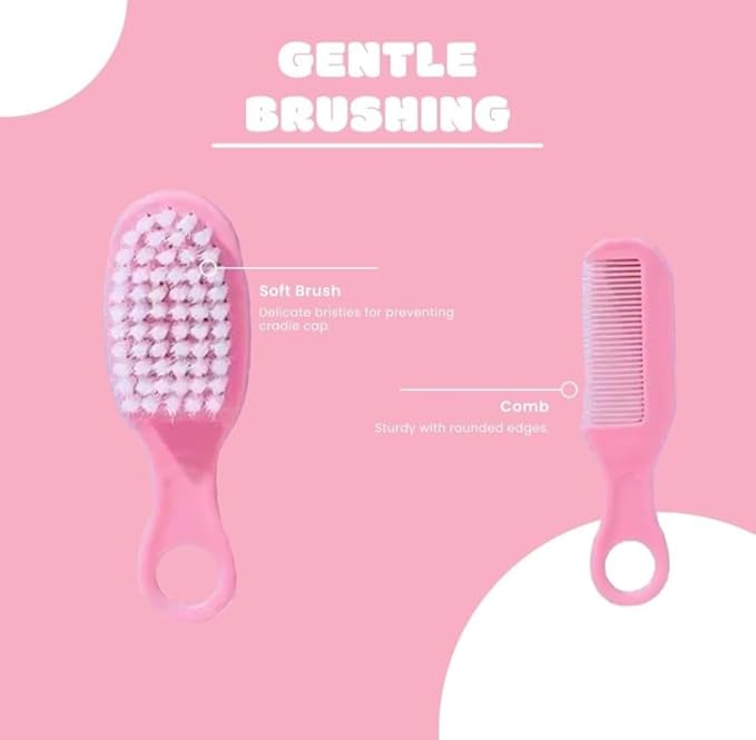 10 PCS Baby Grooming Health Care KIT for Newborns and Toddlers(Pink),Ideal for Travelling & Home Use