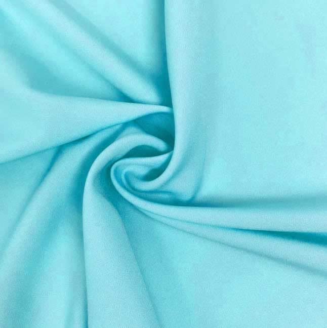 SheetWorld Baby Fitted Large Pack N Play Sheet 29.5 x 42 inches, 100% Cotton Woven Sheet, Unisex Boy Girl, Solid Aqua Woven, Made in USA
