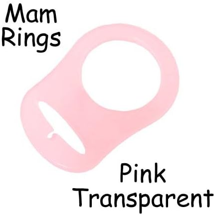 10 MAM Ring Button Style Pacifier Adapter (Pink)